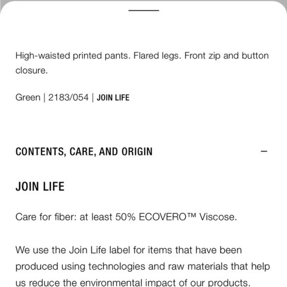 New Zara | Green Bohemian Retro Print Highrise Pants - Picture 10 of 12